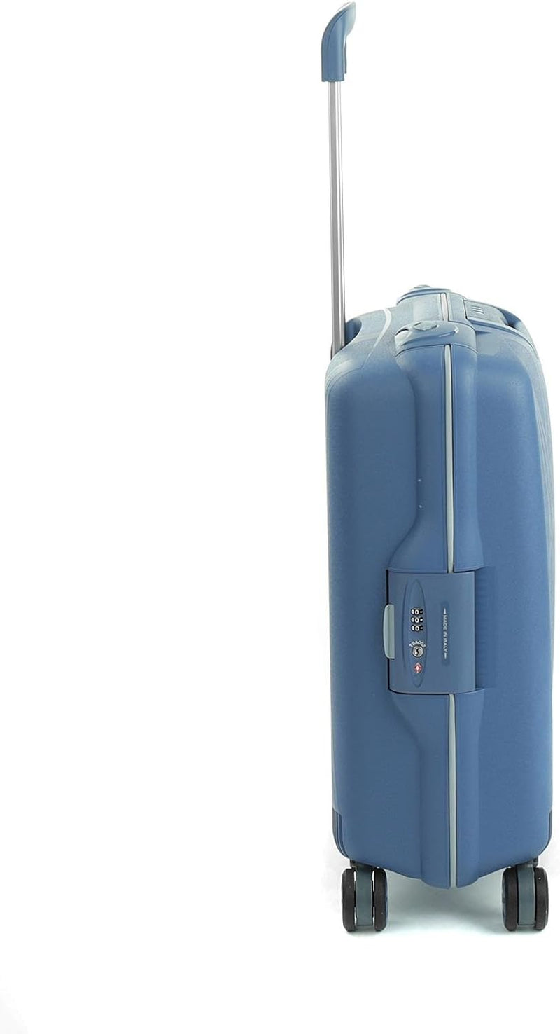 RONCATO Light Hartschalen Koffer Trolley Cabin Blau, Blau