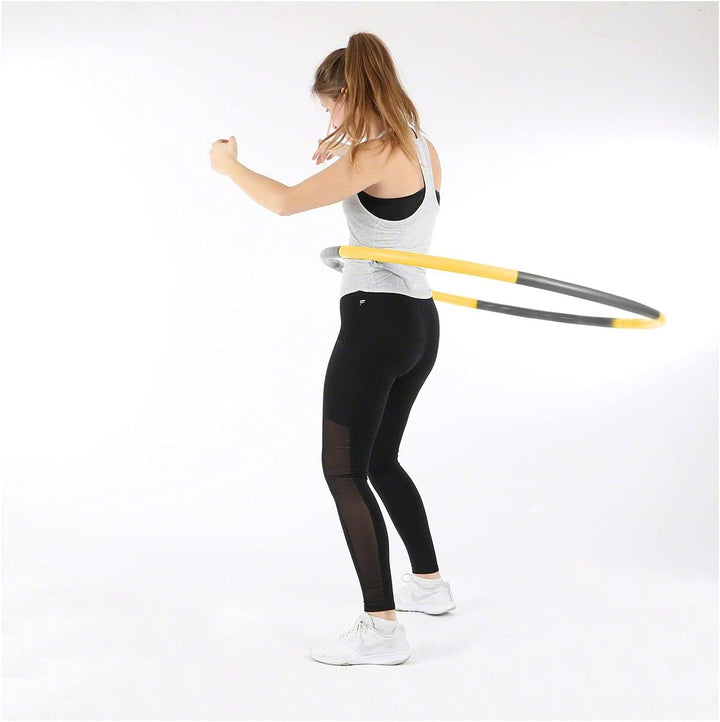 Sport-Tec Hula Hoop Reifen, ø 100 cm, 1,5 kg, inkl. Massband Power Fitnessreifen Hulahoop zur Gewich