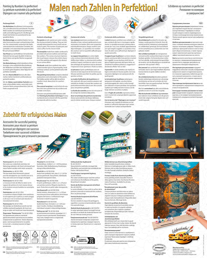 Schipper 609130898 Malen nach Zahlen – Teufelsbrücke am Rakotzsee - Bilder malen für Erwachsene, ink