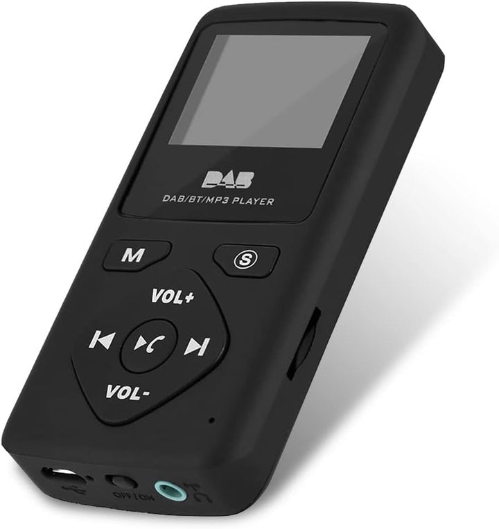 Richer-R DAB Pocket Digitalradio, Tragbare 1,8-Zoll LCD DAB/DAB+ Pocket Digital Radio Bluetooth MP3-