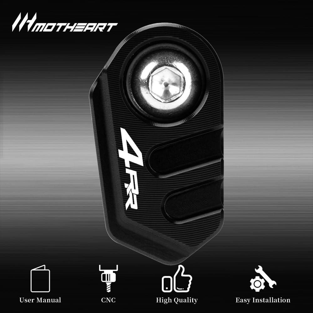 MotHeart Motorrad-ABS-Sensor-Schutzgehäuse für Ninja ZX-4RR 2023-2025 CNC-verarbeitet Vorderrad/Hint