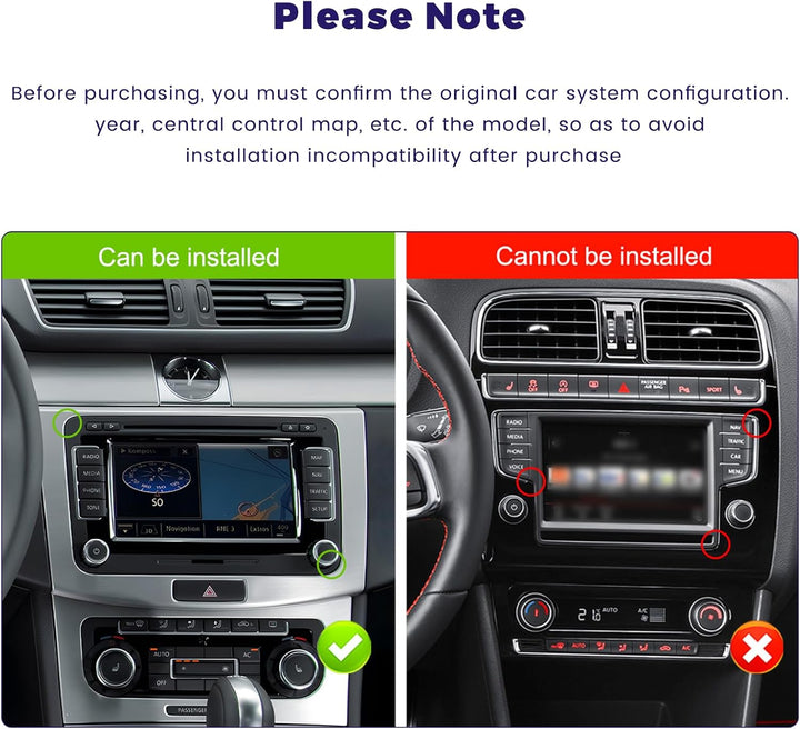 8 Core 4+64GB Android Autoradio für VW Golf 5 Golf 6 Skoda Polo Passat Tiguan Touran Wireless Carpla