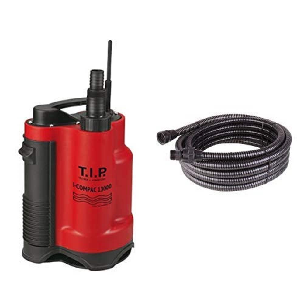 T.I.P. Schmutzwasser Drainage-Tauchpumpe I-Compac 13000, bis 13.000 l/h Fördermenge & Entwässerungss