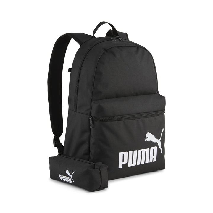 PUMA Unisex Phase Backpack Set Klassische Rucksäcke (1er Pack), Puma Black
