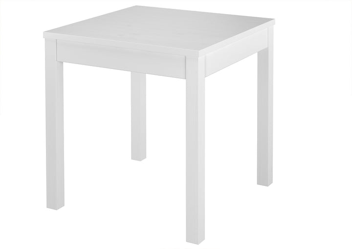 Erst-Holz Tisch Kleiner Esstisch Massivholztisch weiss Küchentisch Beine glatt 90.70-50AW