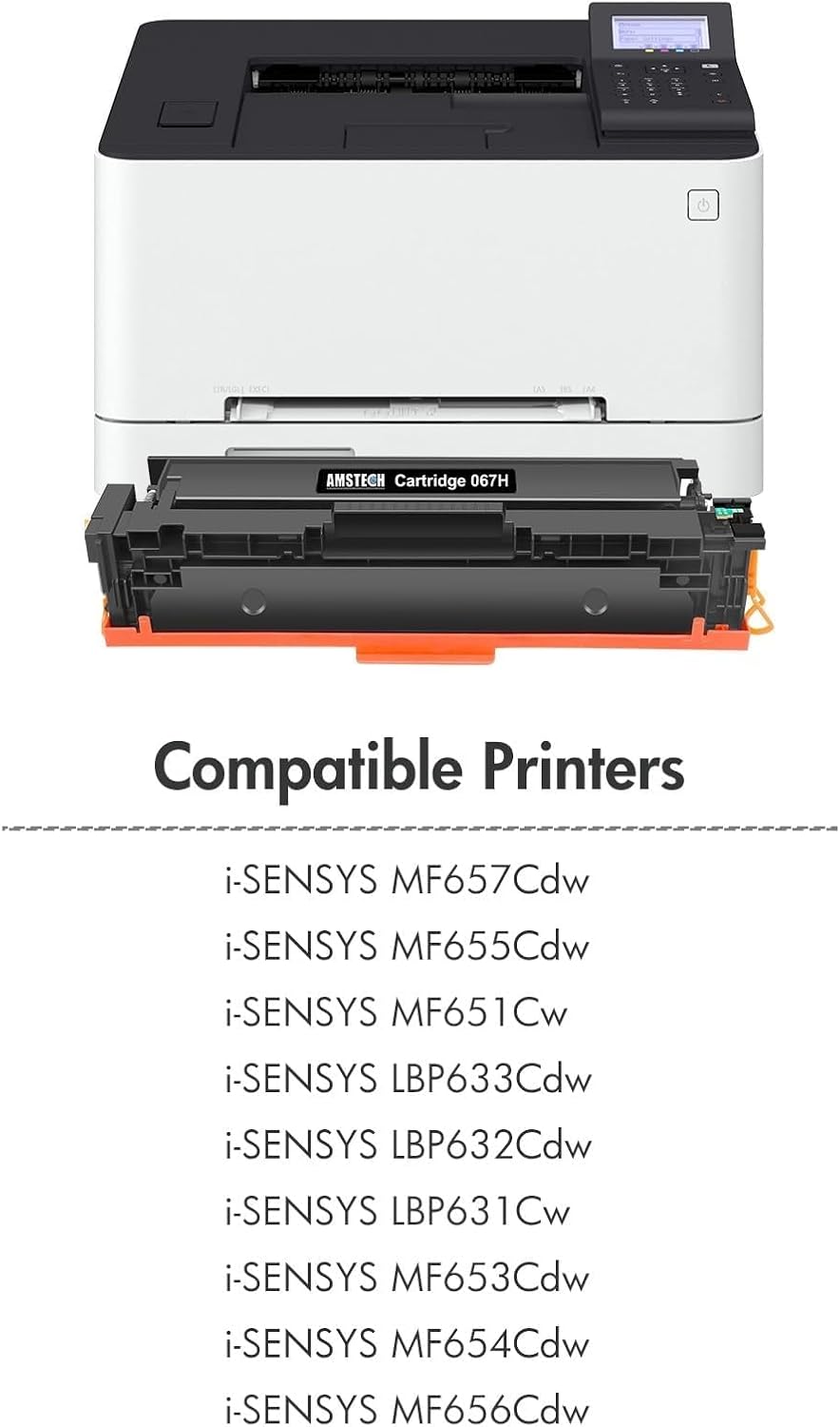 067H 067 Toner Set Kompatible für Canon 067H 067 i-SENSYS MF657Cdw MF655Cdw MF651Cw LBP631Cw LBP633C