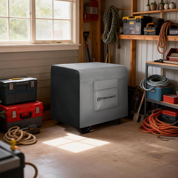 Porch Shield Wasserdichte Generatorabdeckung – Robuste Abdeckung für tragbaren Generator 5000 bis 10