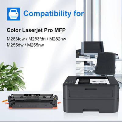 MYCARTRIDGE W2210A Toner Ersatz für Color Laserjet Pro MFP m283fdw m255dw m282nw m283fdn m255nw für