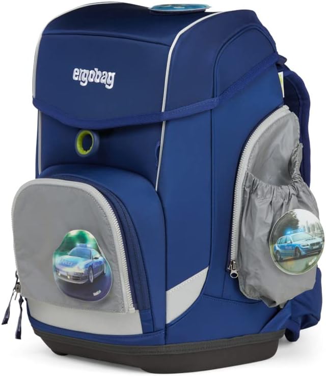 ergobag pack Seitentaschen Zip Set Sichtbarkeits-Set mit Seitentaschen pack cubo und cubo light Set