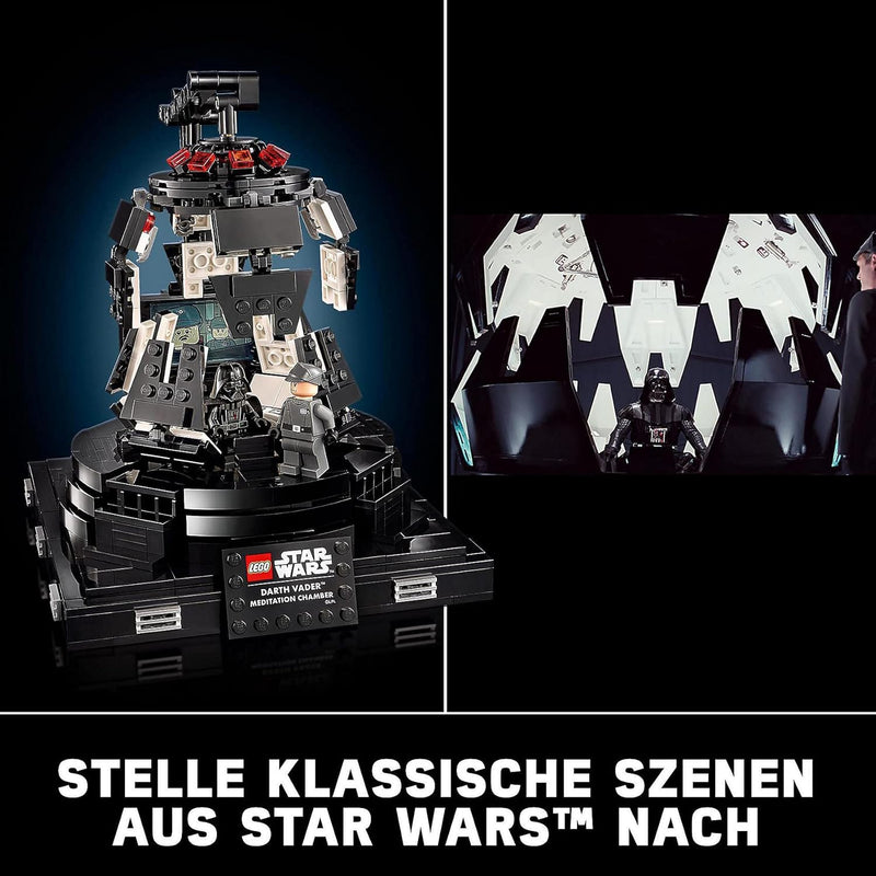 LEGO 75296 Star Wars Darth Vader™ Meditationskammer, Sammlerset, Geburtstagsgeschenk für Erwachsene