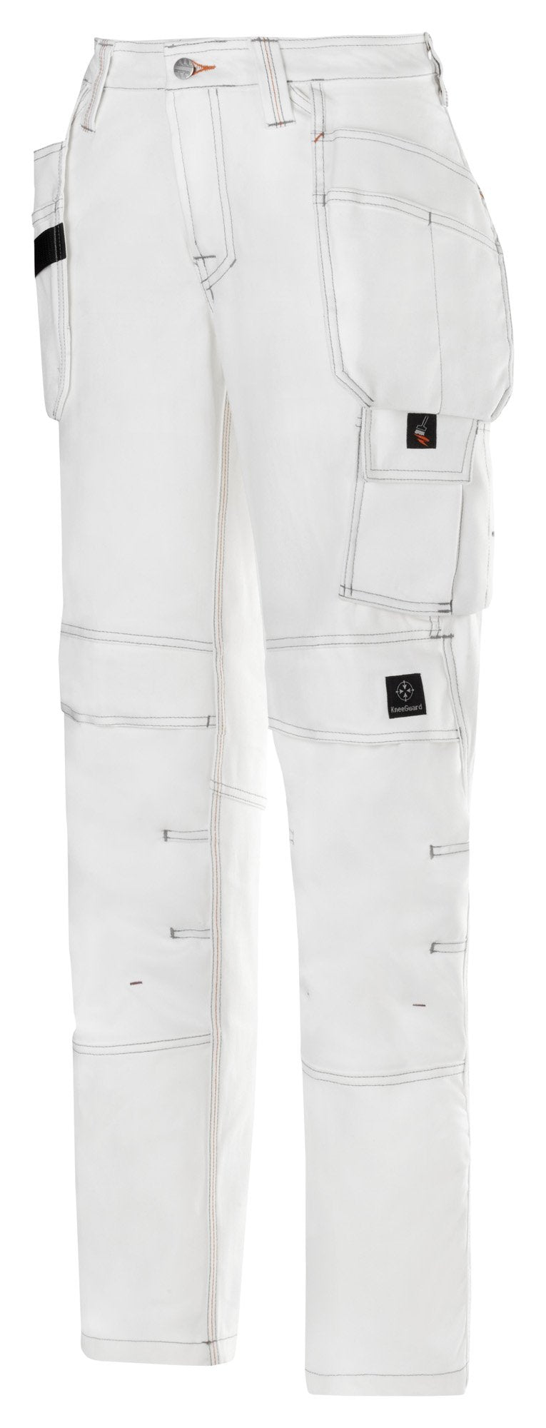 Snickers Damen Malerhose mit Holstertaschen, 1 Stück, 46, weiss, 37750909046, 46