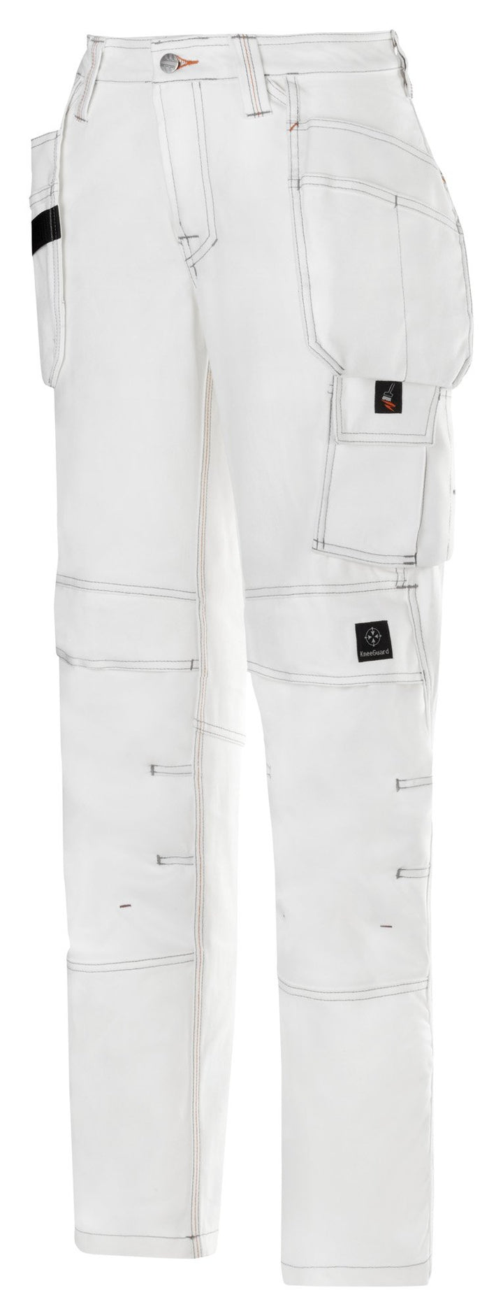 Snickers Damen Malerhose mit Holstertaschen, 1 Stück, 46, weiss, 37750909046, 46