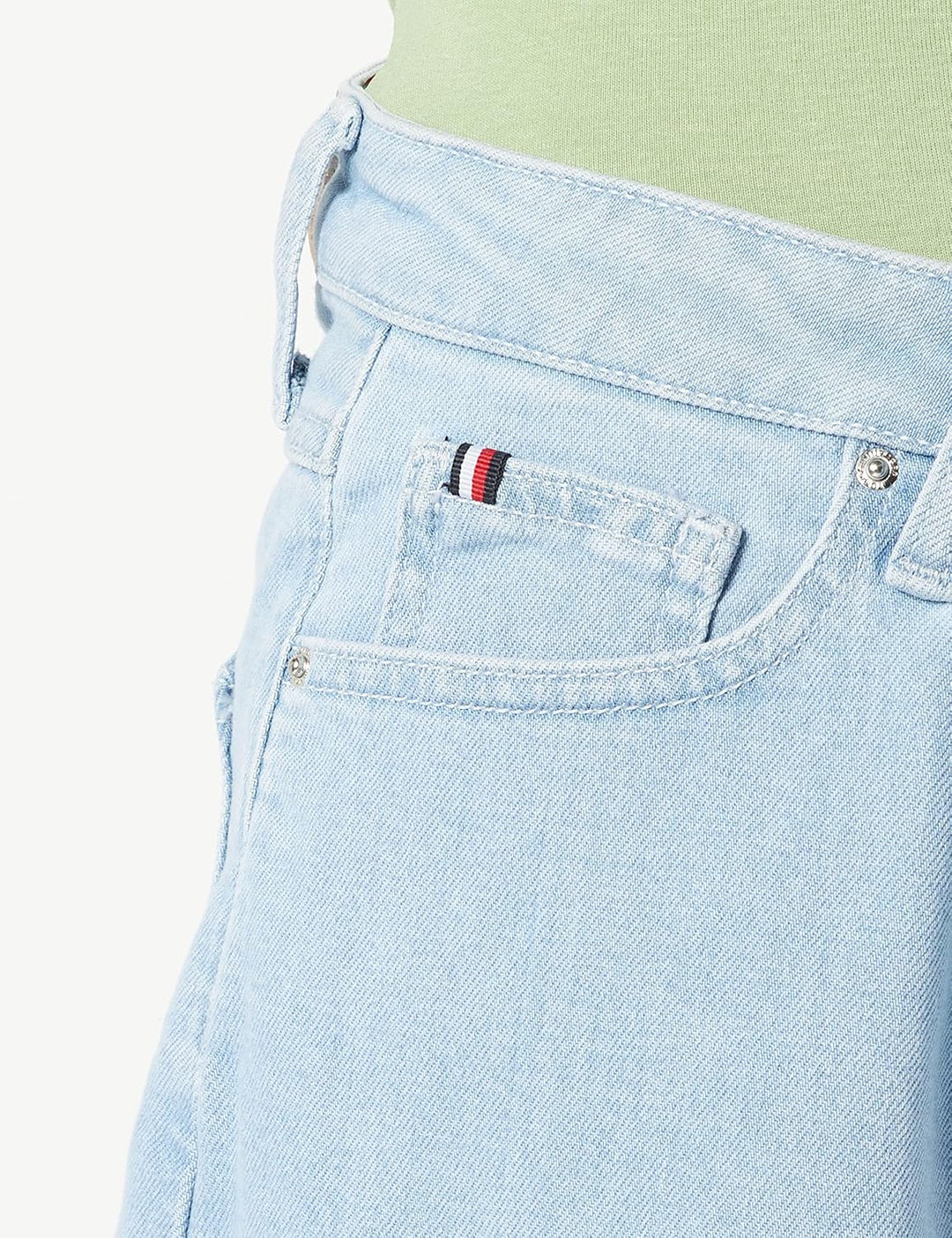 Tommy Hilfiger Damen DNM Classic Straight Aby Shorts 28W Aby, 28W Aby