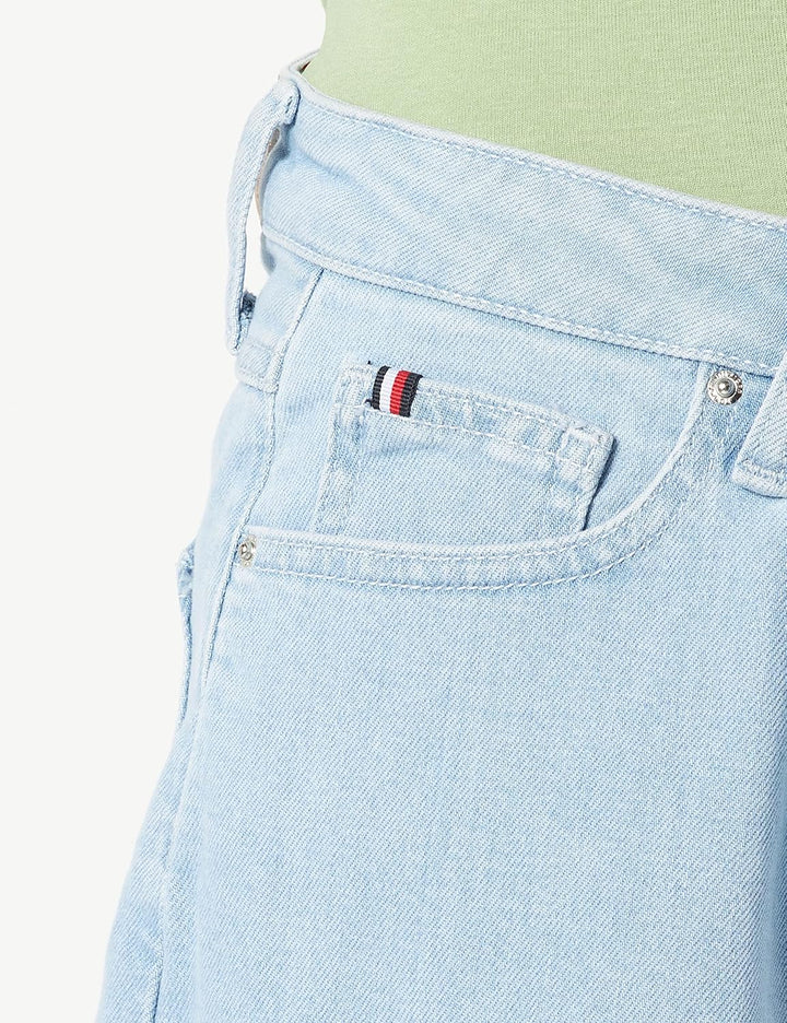 Tommy Hilfiger Damen DNM Classic Straight Aby Shorts 28W Aby, 28W Aby