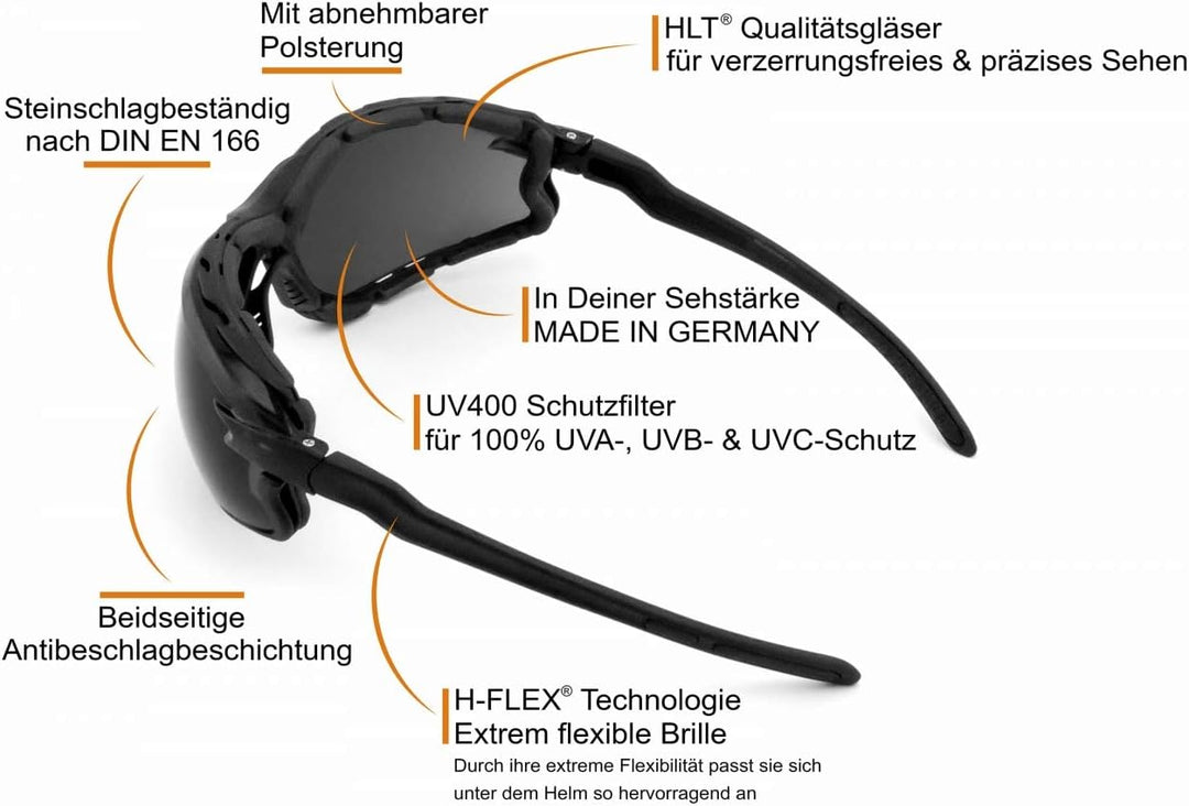 HELLY® - No.1 Bikereyes® | Bikerbrille, Chopperbrille, Motorrad-Sonnenbrille, Motorradbrille | besch