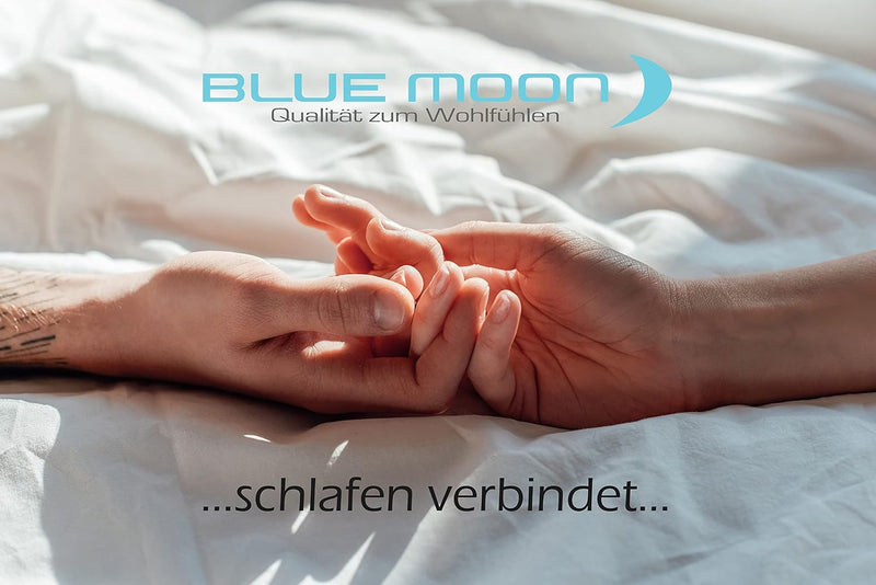 BLUE MOON Bio Baumwolle Jersey Spannbettlaken Spannleintuch Spannbetttuch Organic Cotton GOTS-Zertif