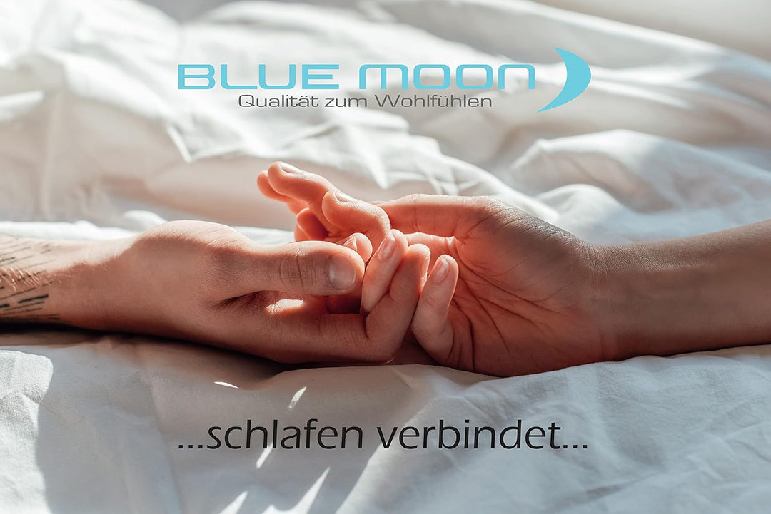BLUE MOON Kopfkissen 40x80 - hautfreundliches Bett Kissen - Hochwertige Mikrofaser - Schlafkissen -