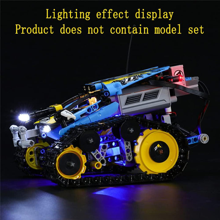 GEAMENT LED Licht-Set Kompatibel mit Lego Ferngesteuerter Stunt-Racer (Remote-Controlled Stunt Racer
