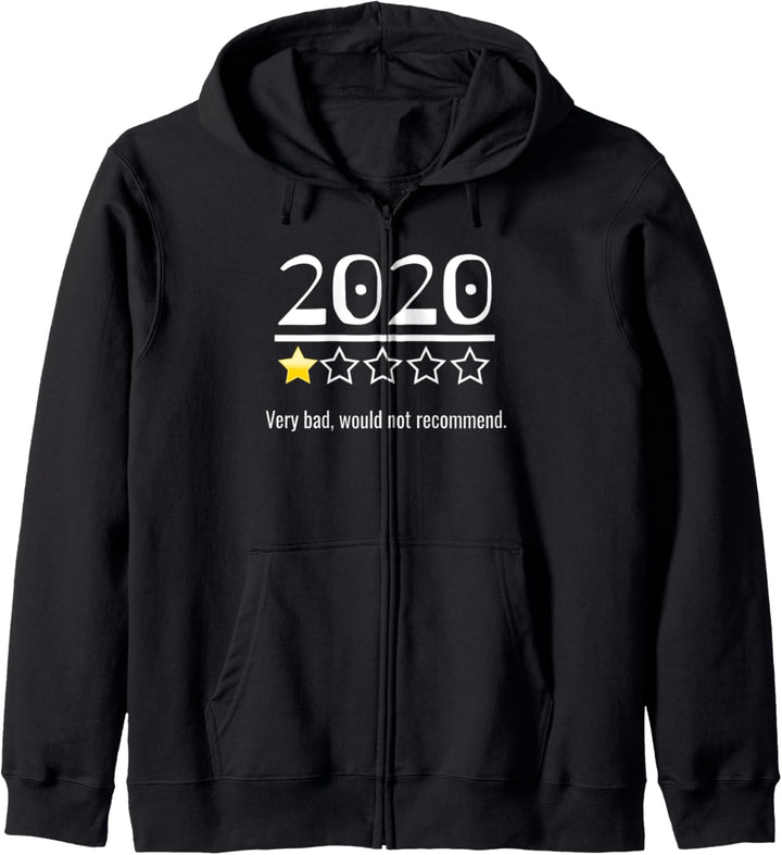 2020 Funny One Star Bewertung Kapuzenjacke