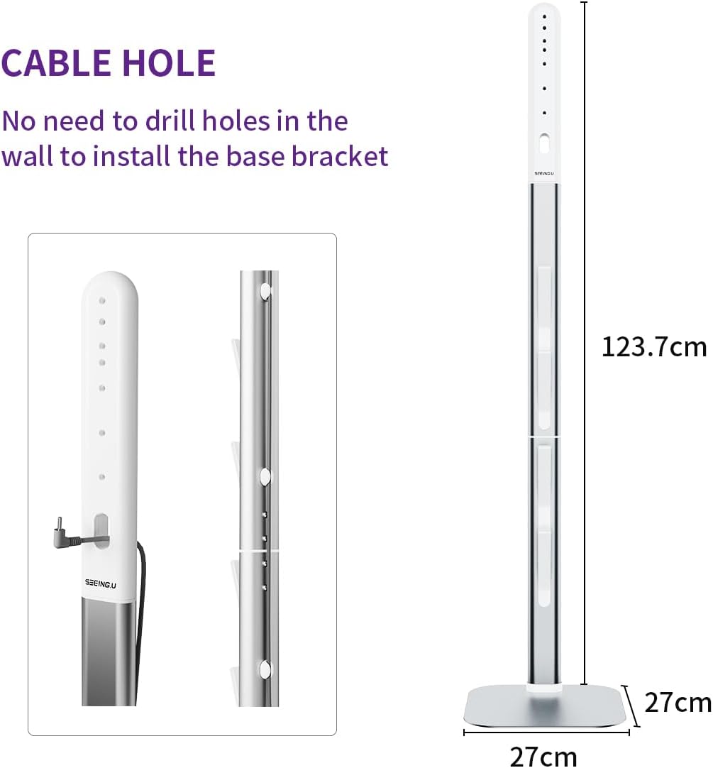 YanBan Kippsicherer Aufbewahrungsständer für Staubsauger aus Metall, kompatibel mit Dyson G5/V7/V8/V