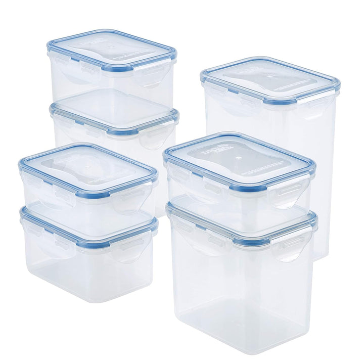 Lock & Lock Wasser Tight Essensbehältern, 14-teilig 14-Piece Set farblos 14 Count, 14 Count