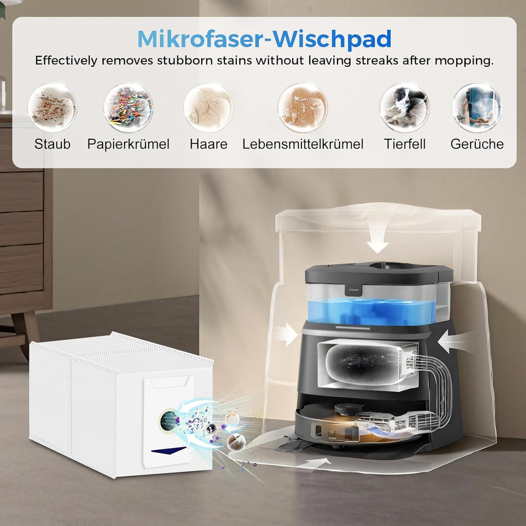 25 Stück Zubehör Kompatibel für ECOVACS DEEBOT T30 Omni / T30 PRO Omni Saugroboter, Ersatzteile mit