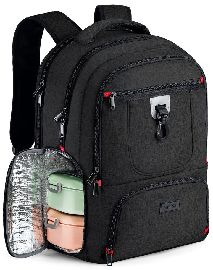 Rucksack Herren, Lunch-Schulrucksack Jungen , 17.3 Zoll Laptoptasche Teenager mit USB Ladeanschluss,