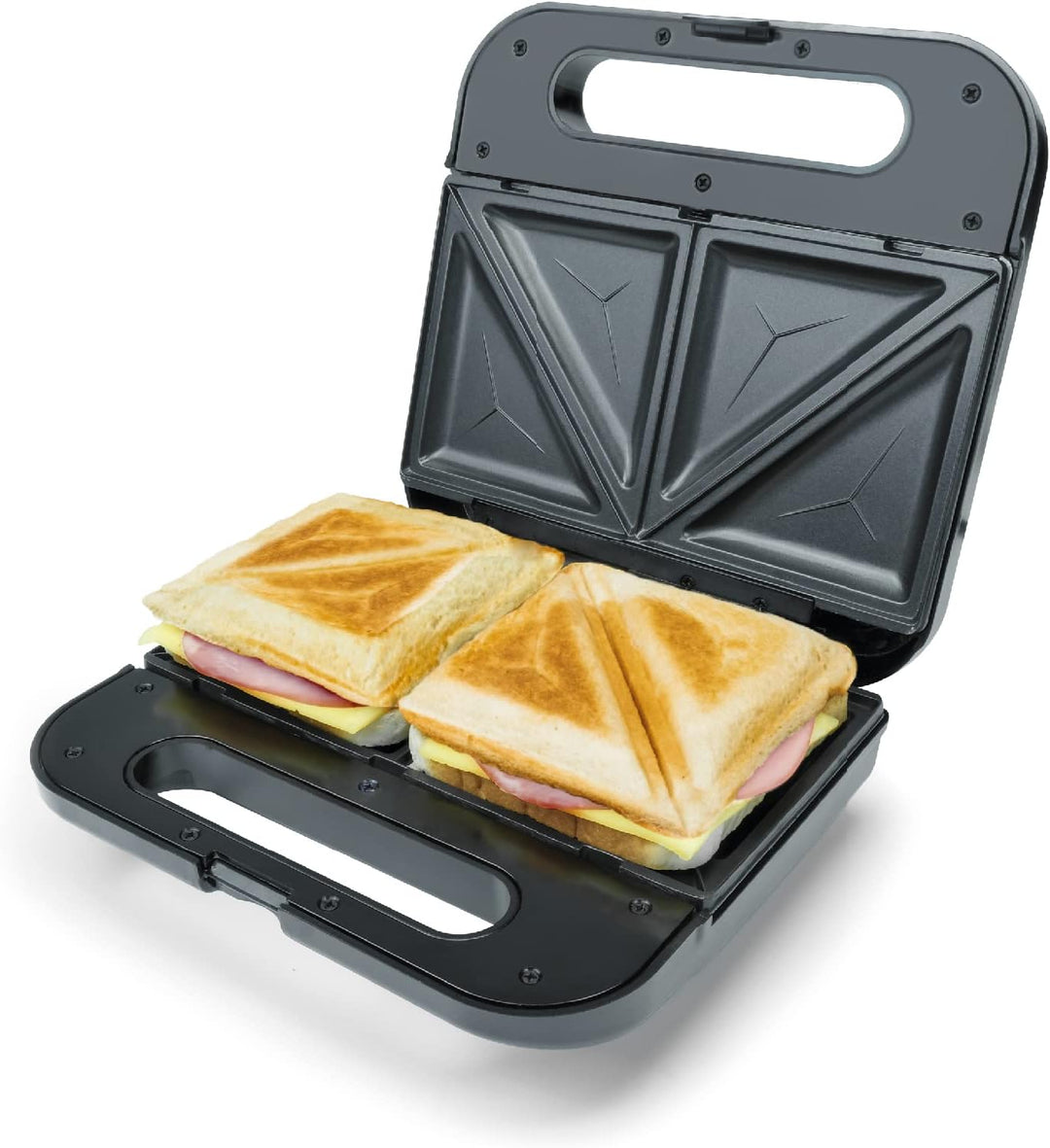 Korona 47019 XXL-Sandwichmaker | 750 Watt | Antihaftbeschichtung | Platzsparende Lagerung | Geeignet