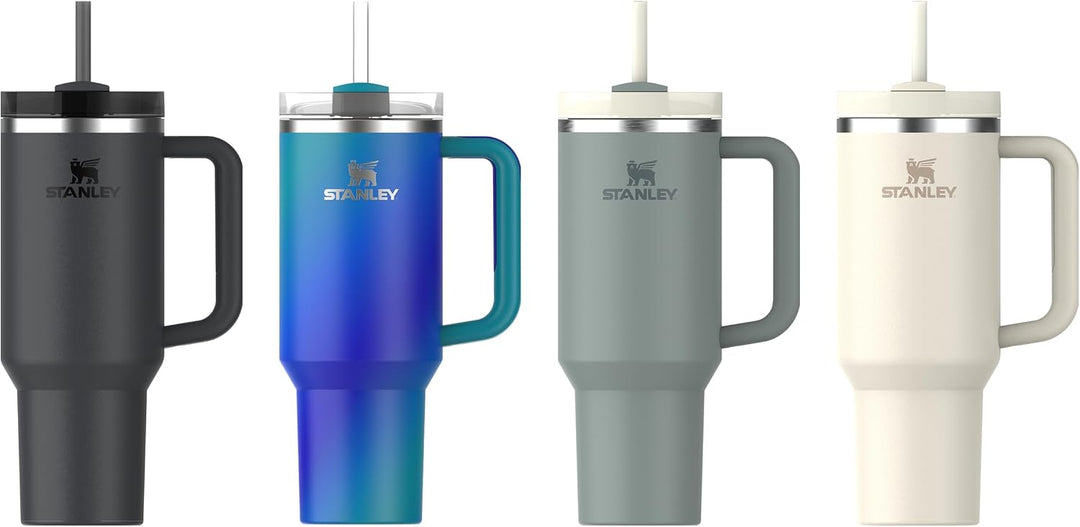 Stanley 1913 Quencher H2.0 Flowstate Trinkflasche Mit Strohhalm - Thermobecher Kühlt 11 Stunden - 48
