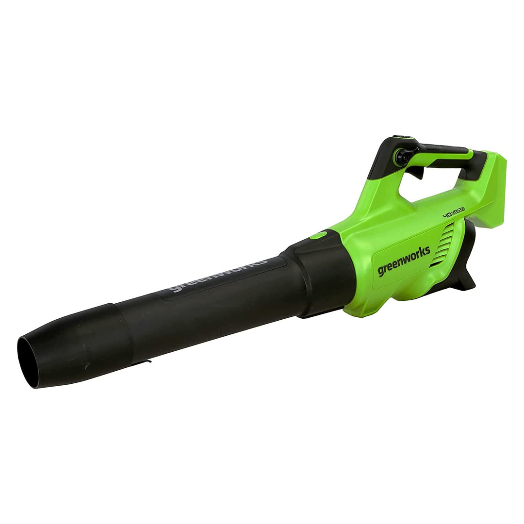 Greenworks GD40AB Akku Laubbläser mit Tempomat, bürstenloser Motor, 210 km/h, 15,6 m³/min, Turbofunk