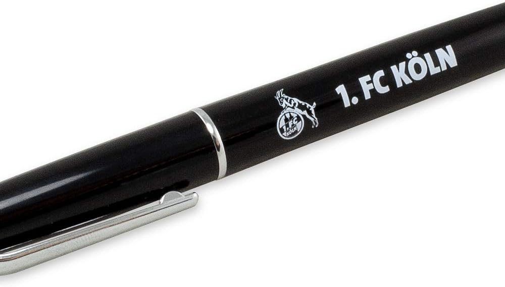 1. FC Köln Füllfederhalter - Logo - schwarz Füller, Stift - Plus Lesezeichen I Love Köln