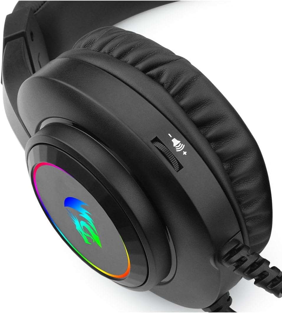 REDRAGON Hylas H260 RGB Gaming-Kopfhörer, High Definition Audio + leistungsstarke Bass, Gaming-Kopfh