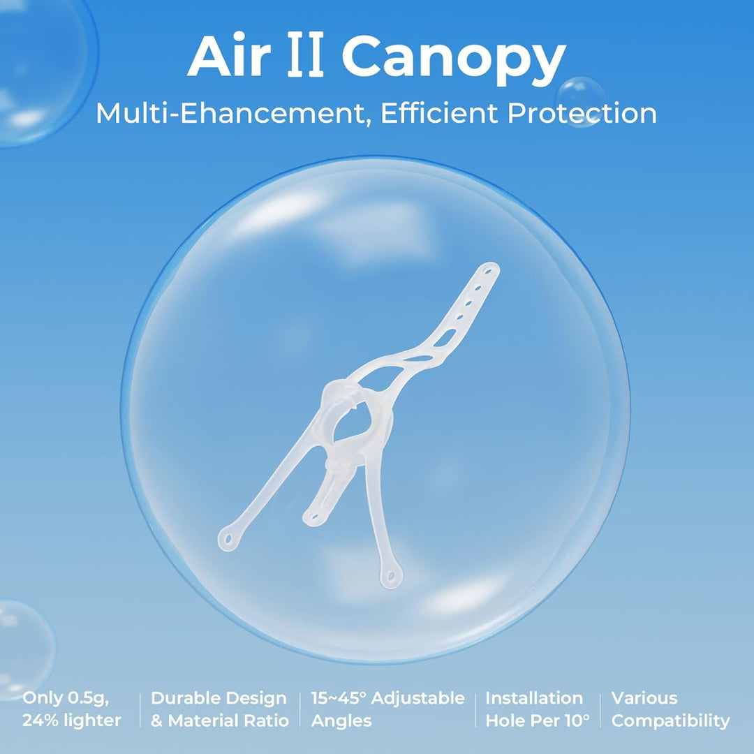 BETAFPV 5pcs Air II Canopy with 15°-45° Adjustable Camera Angle Compatible for 9-10mm Camera Lighter