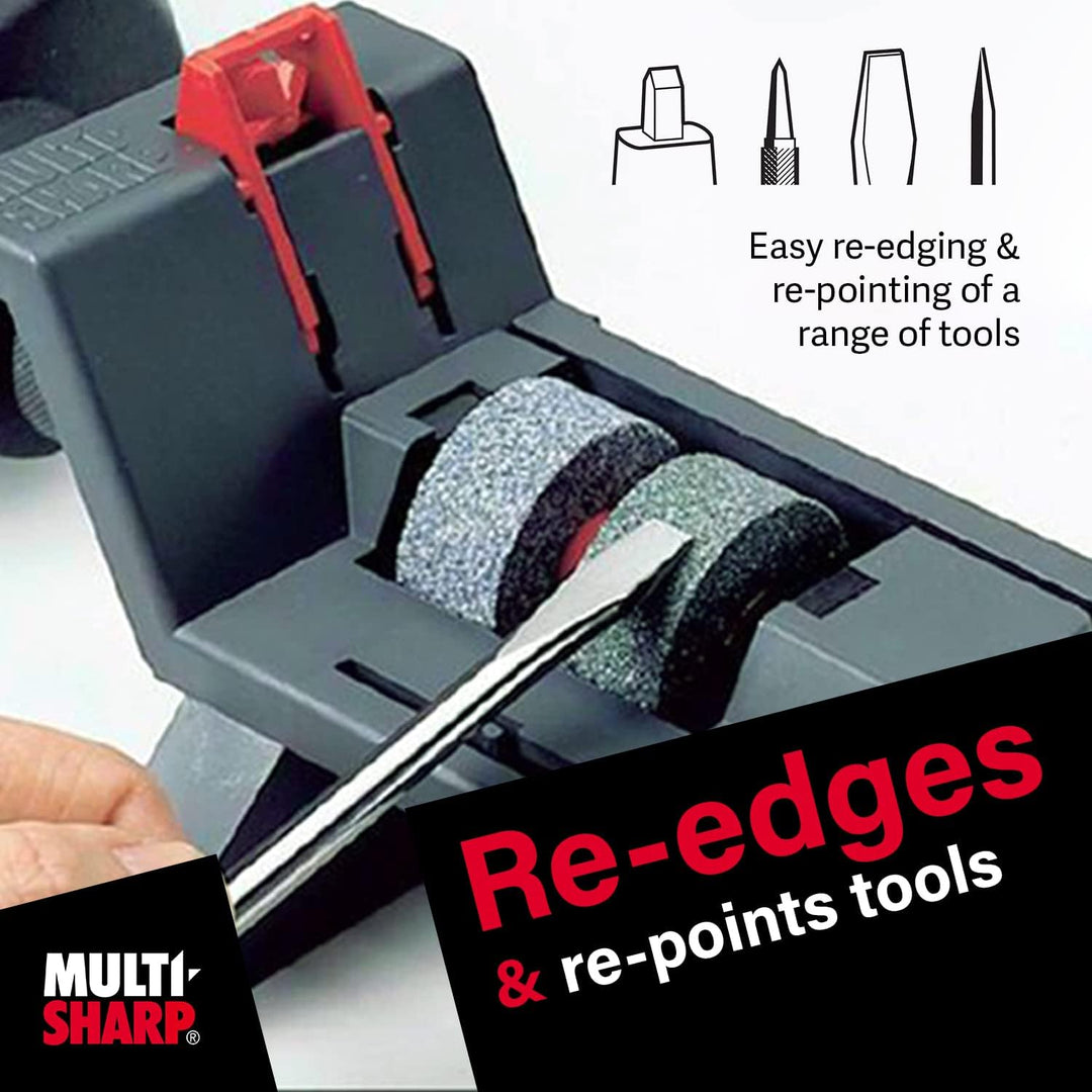 Multi-Sharp 2001 Universal-Bohrer- und Werkzeugschleifgerät, 3-13 mm Durchmesser (für: HSS-Bohrer, H
