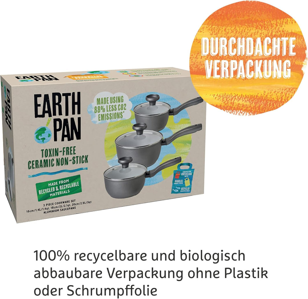 Prestige Earth Pan Wokpfanne Induktion - Keramikpfanne - Wok 28cm - Antihaftbeschichtung, Recycelt &