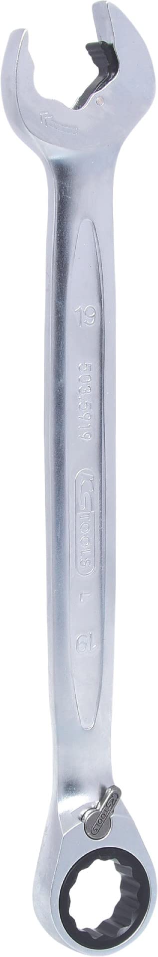 KS Tools 503.5919 DUO GEARplus Ringmaulschlüssel,Maul-Ratschenfunktion 19mm, umschaltbar, 19mm