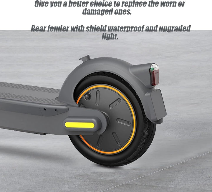 VOLOHAS Hinterer Kotflügel mit Superhelle LED Rückleucht für Segway Ninebot Max G30 / G30LP / G30LE