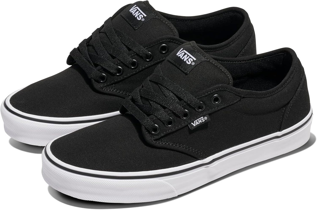 Vans Herren AtwoodSneaker 40 EU Canvas Black White, 40 EU Canvas Black White