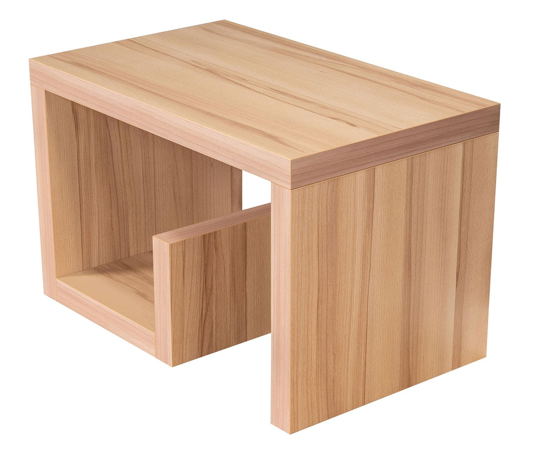 levandeo Couchtisch Gustav Kernbuche B x H x T: 59x37x36cm Holz Beistelltisch Keine Montage Fest ver