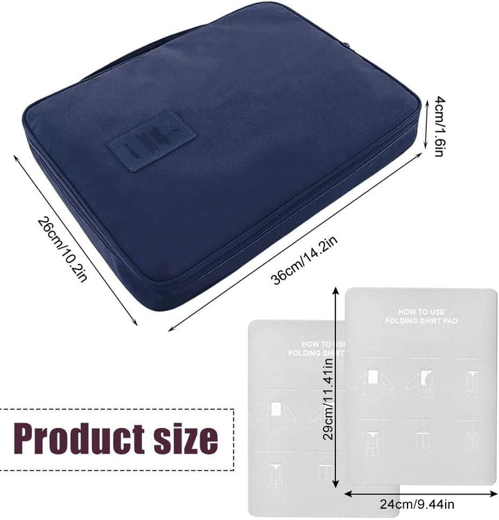 EQLEF® Wrinkle-proof Hemd und Krawatte Aufbewahrungstasche Tragbarer Organizer Hemd mit Handgriff fü