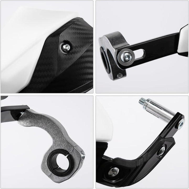 APEBAZY Handprotektoren für Dirtbikes für 7/8„ 22 mm und 1 1/8“ 28 mm Motorrad-Handprotektoren mit H