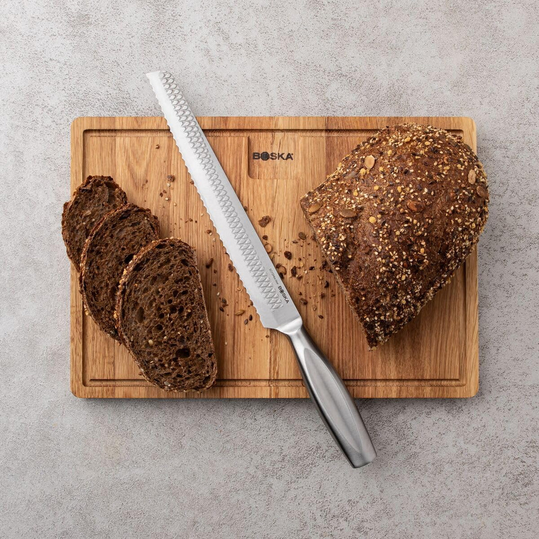 BOSKA Brotmesser Monaco+ / Professionelles Brotmesser/Edelstahl/Rasiermesserscharf/Ergonomisch/Langl