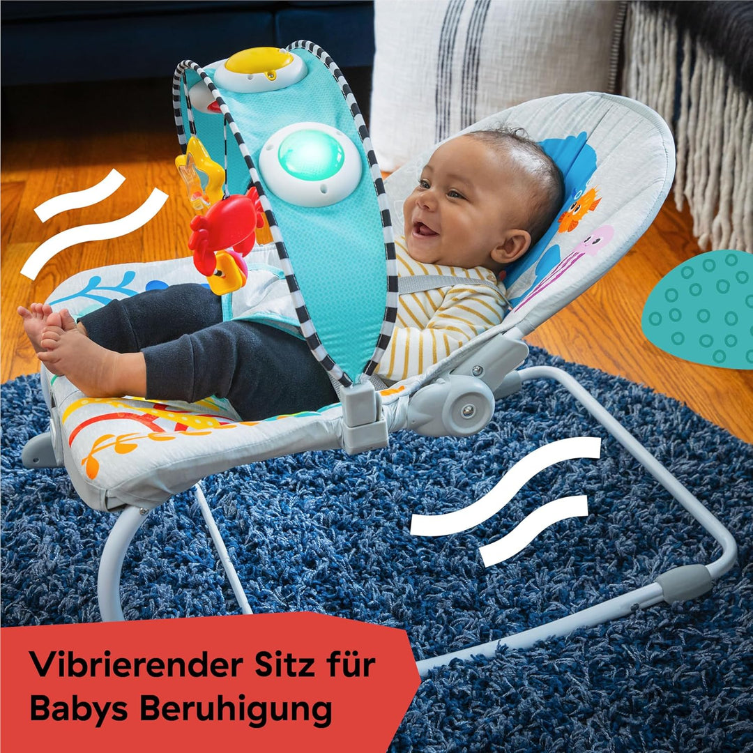 Baby Einstein Ocean Explorers Kick to It Opus Musikwippe fr Kleinkinder, Alter 0-30 Monate