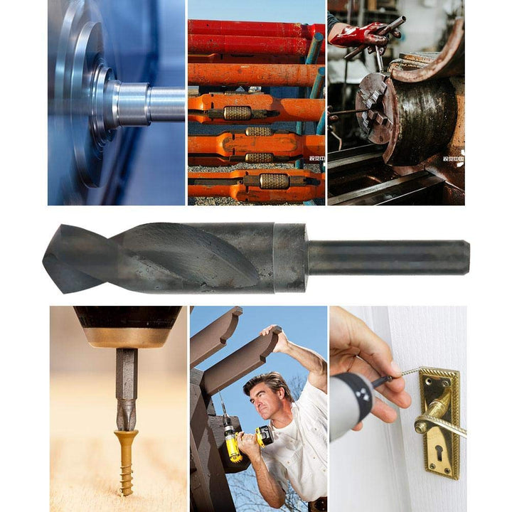 Spiralbohrer, 1/2 "Hochgeschwindigkeitsstahl-Zylinderschaft, schwarzer Bohrer, elektrischer Schraube