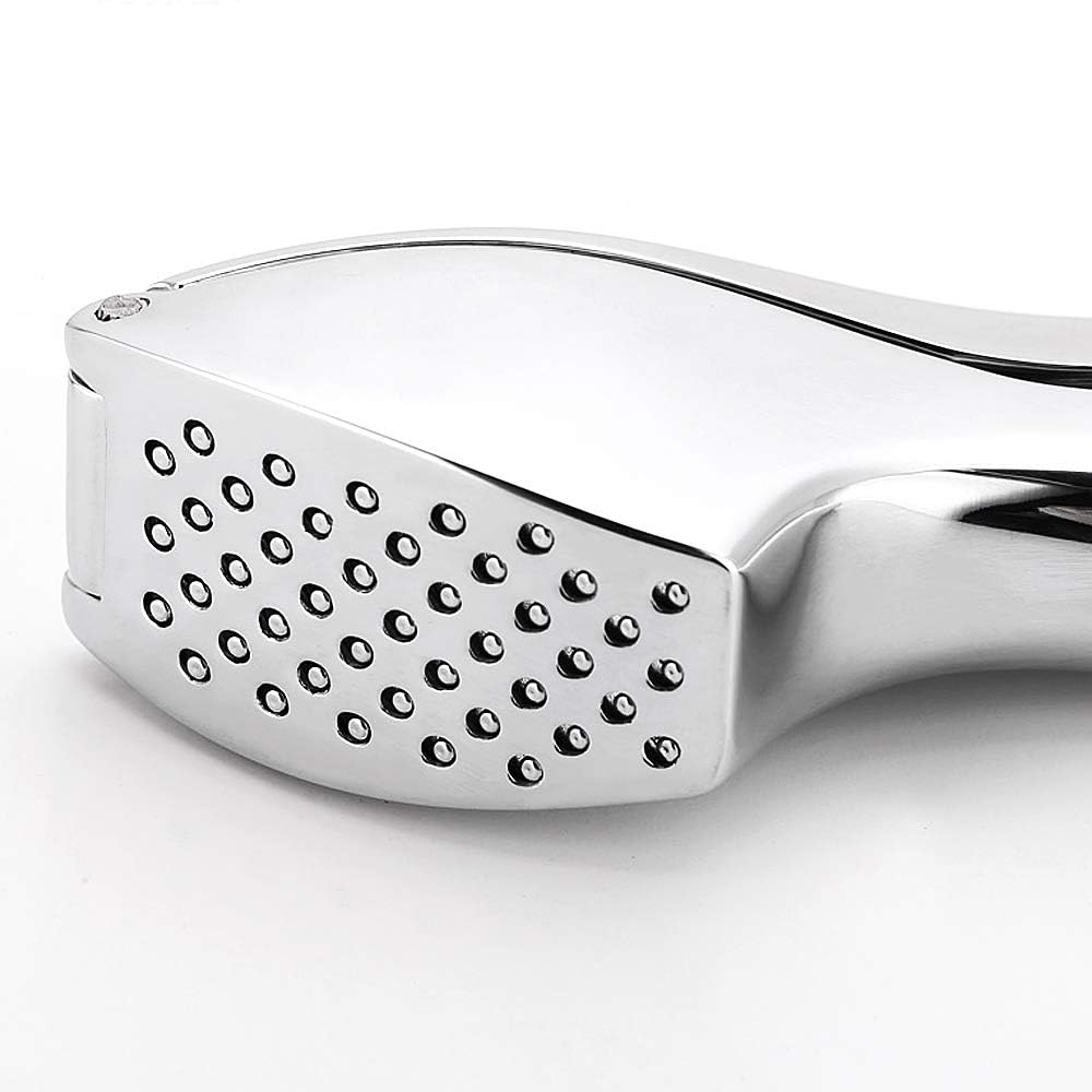 Knoblauchpresse，Edelstahl knoblauch presse Knoblauch crusher Profi garlic press knoblauchschneider，L