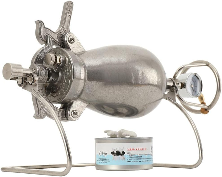 1000ml Chinesische Popcornmaschine, Hand-Popcorn-Maschine, Edelstahl-Popcorn-Kanone, Hochdruck-Popco