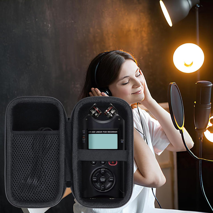 Hart Schutz Hülle Etui Tasche für Tascam DR-07X /DR-07XP /DR-40X Tragbarer Vierspur-Audiorecorder fü