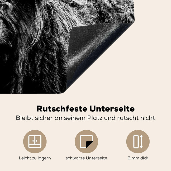 KitchenYeah© Herdabdeckplatte Einteilig Herdabdeckung Abdeckplatte für Ceranfeld Abdeckung Induktion