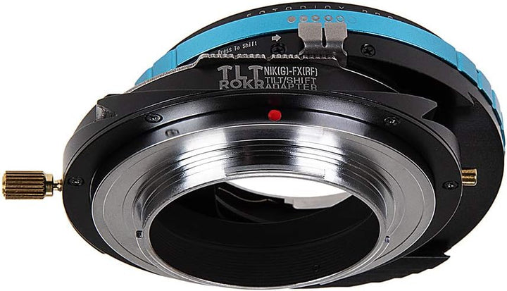 Fotodiox Pro TLT ROKR Tilt/Shift Lens Adapter Compatible with Nikon F-Mount G-Type Lenses on Fujifil