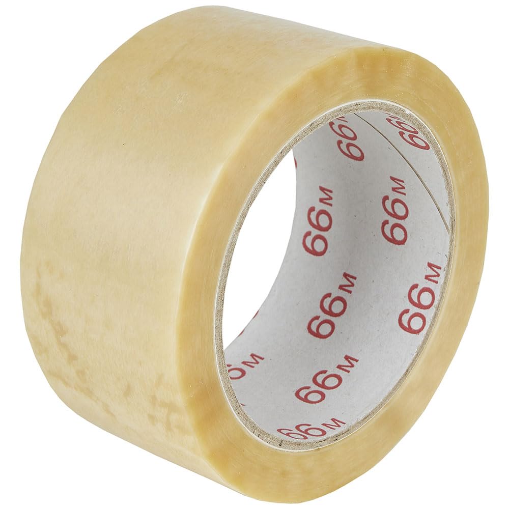 FRANZ MENSCH 24 Stück Burmann Packband mit Naturkautschuk-Kleber, ca. 52my, leise abrollend | PVC, t
